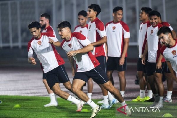 Timnas Indonesia Mulai Latihan Perdana Jelang Pertandingan Melawan Australia