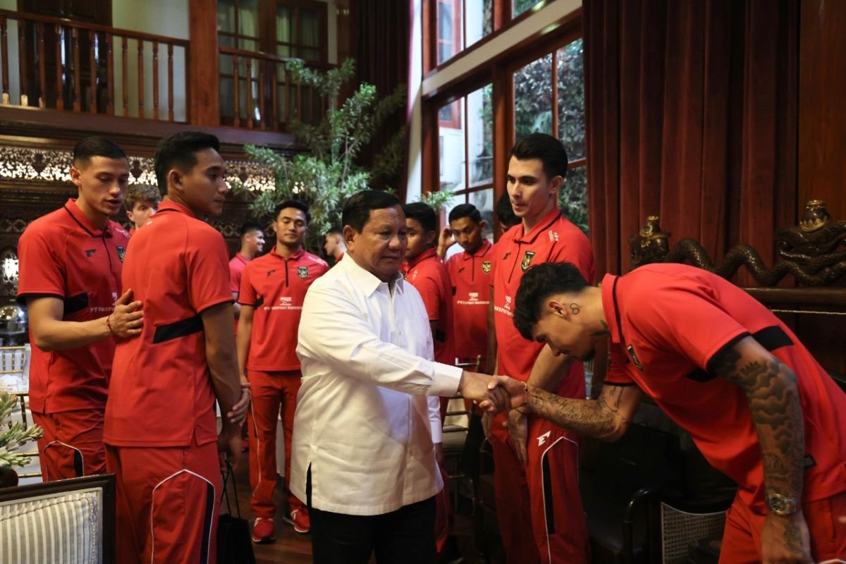 Presiden Mengingatkan Timnas untuk Terus Berjuang Meski Sudah Lolos ke Playoff