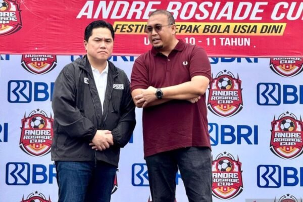 Erick Thohir Menyampaikan Apresiasi kepada Andre dan Mendukung Rutinitas Kompetisi Usia Muda